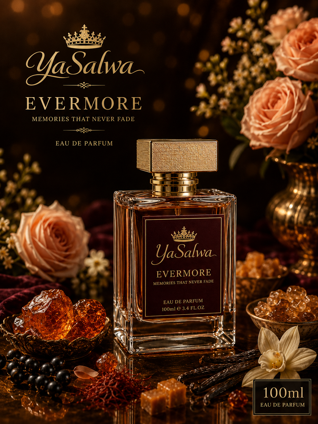 YaSalwa Evermore — Memories That Never Fade, 500ml Eau de Parfum